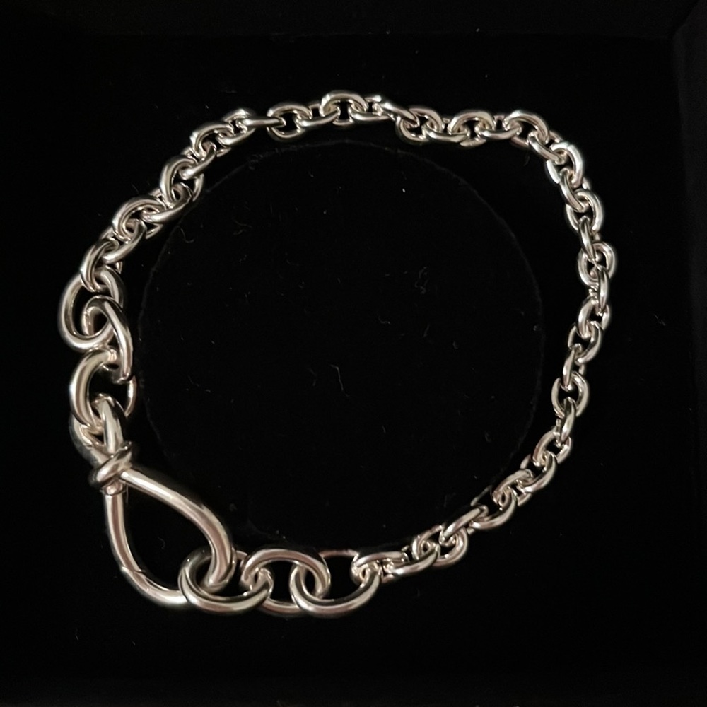 Chunky infinity knot chain bracelet - pandora